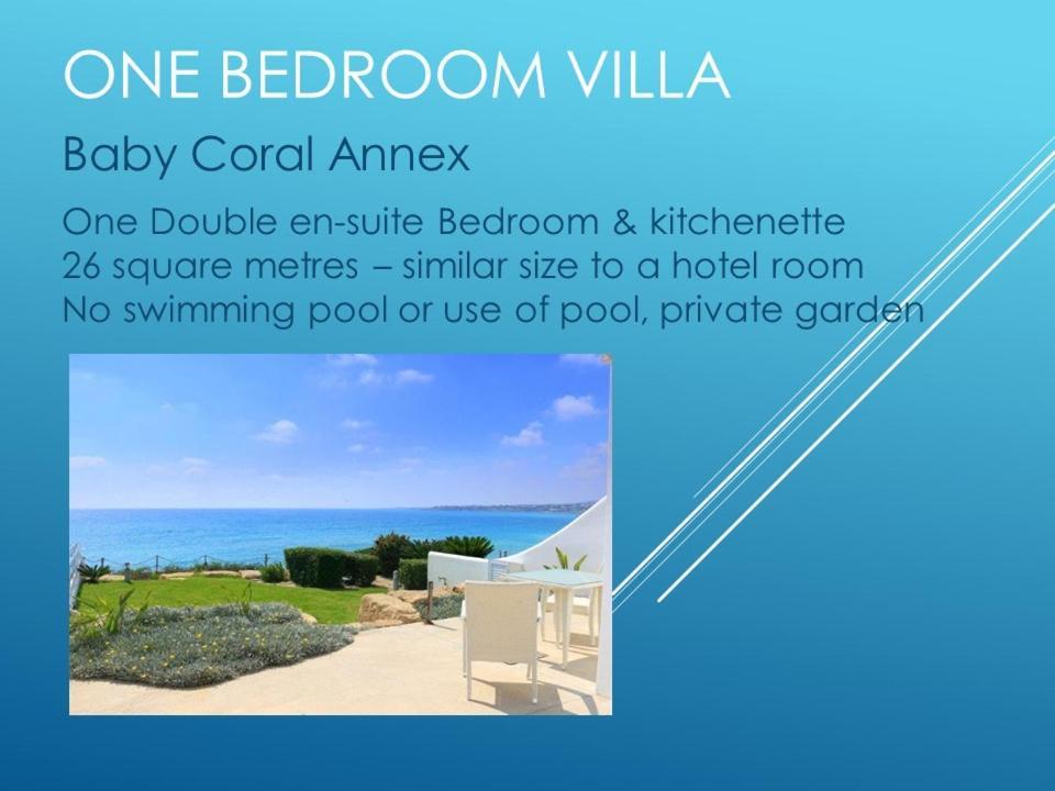 Blue Coral Beach Villas Three Exclusive Villas - Poseidon - Nautilus - Oceanos - And - Baby Coral Bungalow Coral Bay Exteriör bild
