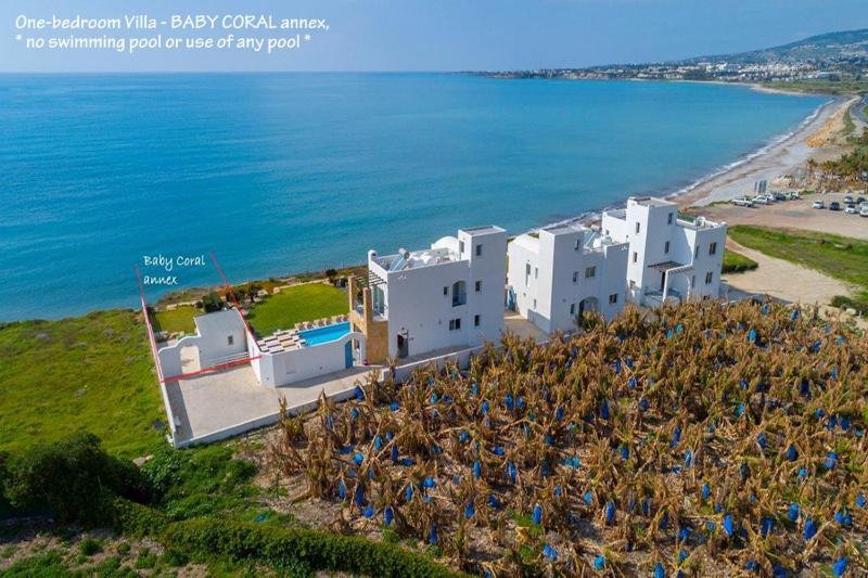 Blue Coral Beach Villas Three Exclusive Villas - Poseidon - Nautilus - Oceanos - And - Baby Coral Bungalow Coral Bay Exteriör bild